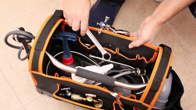 bolsa de ferramentas laranja